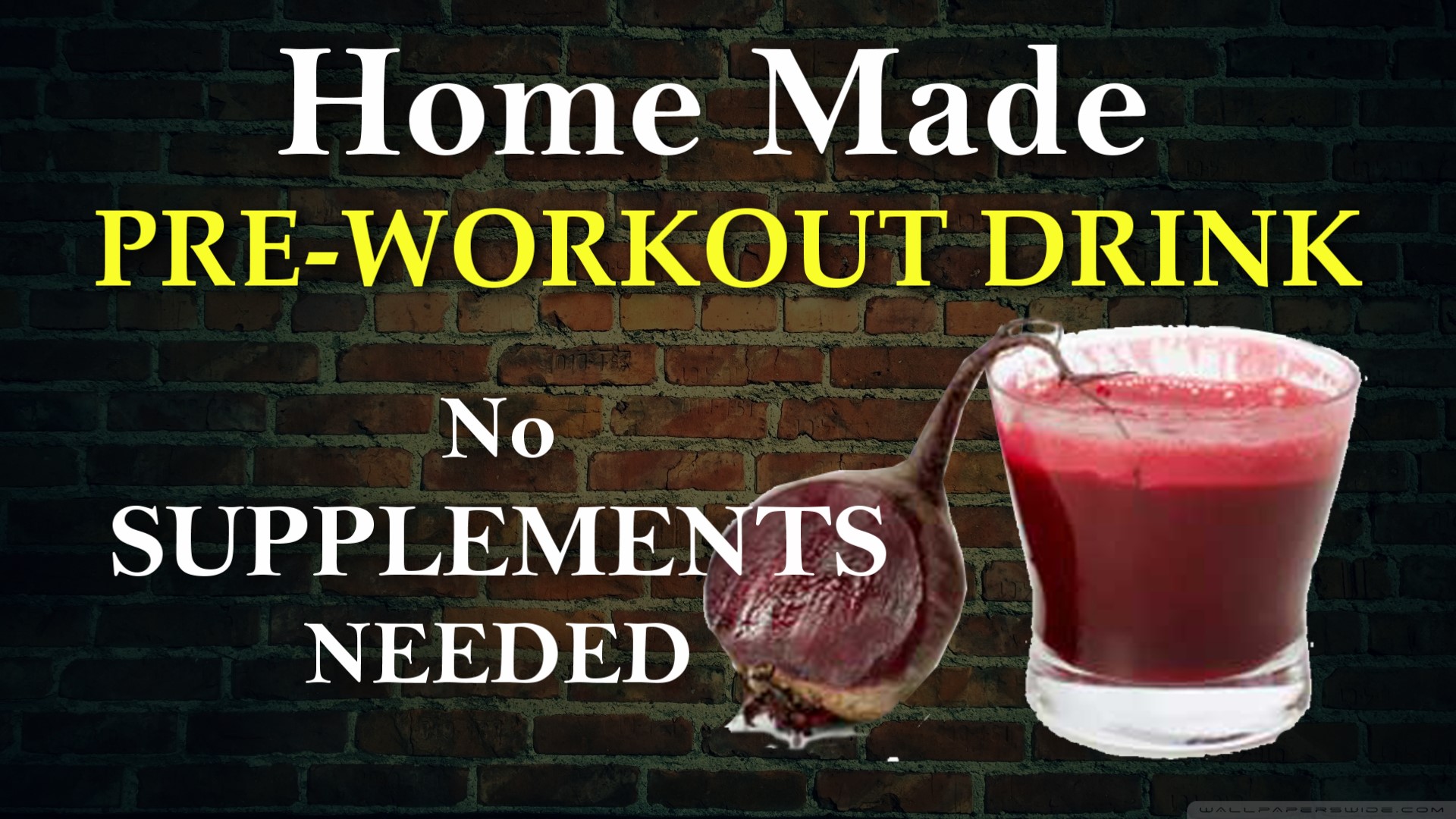 Home Made Pre-Workout Smoothie Drink | No Supplements needed