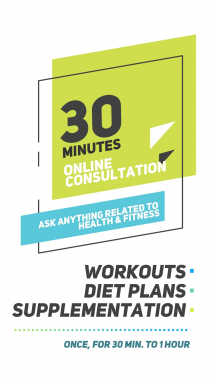 Online Consultation | Customized Diet and Workout Plan</br>