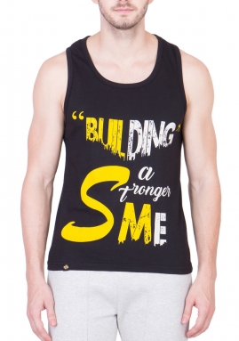 Building a Stronger Me Black Performance Tank Top</br>